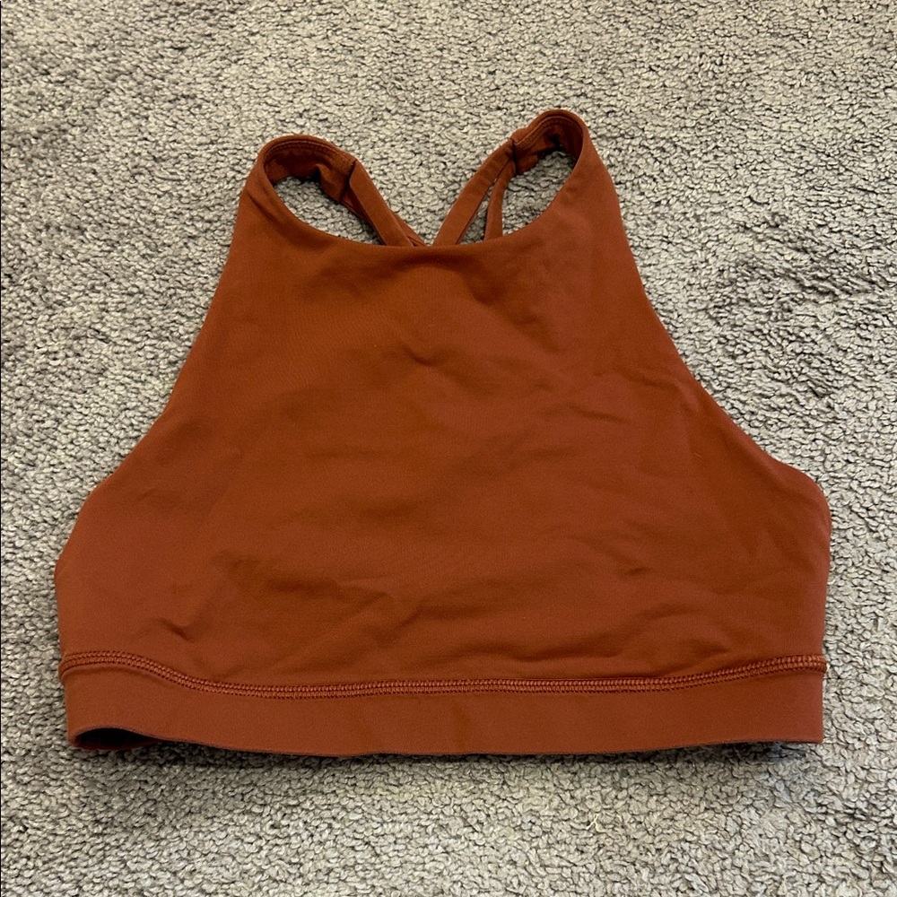 Lululemon Rust Sports Bra